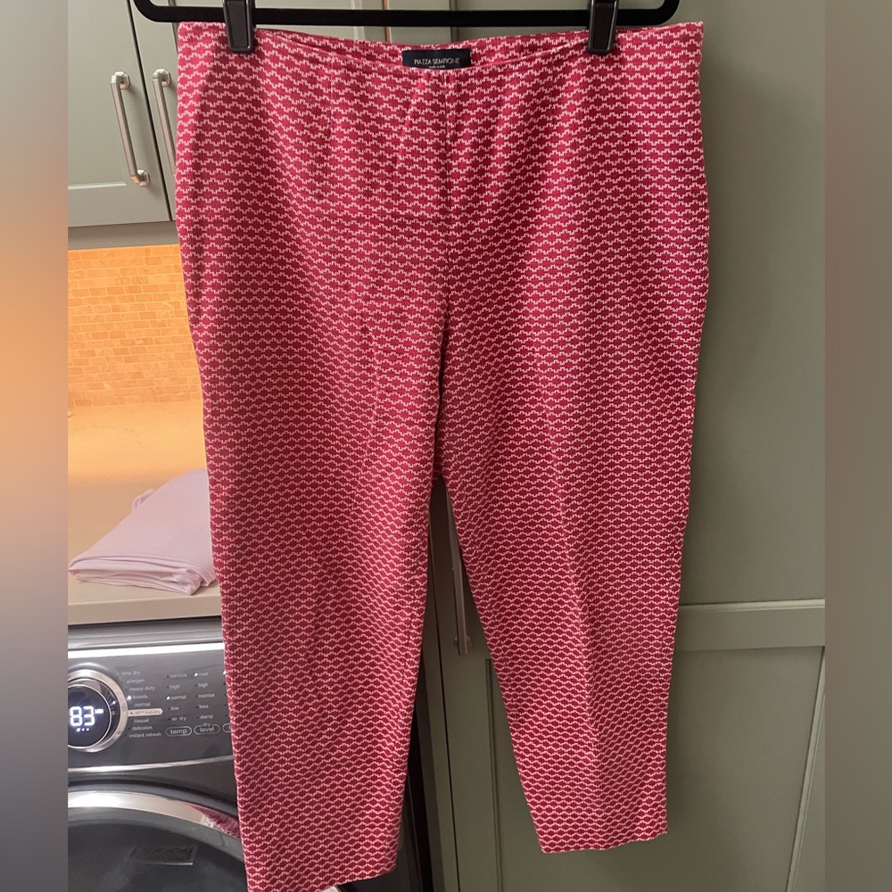 Piazza Sempione red ankle pants. Size 48 =12